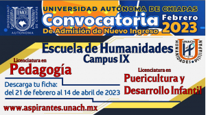 Convocatoria Nuevo Ingreso Febrero 2023