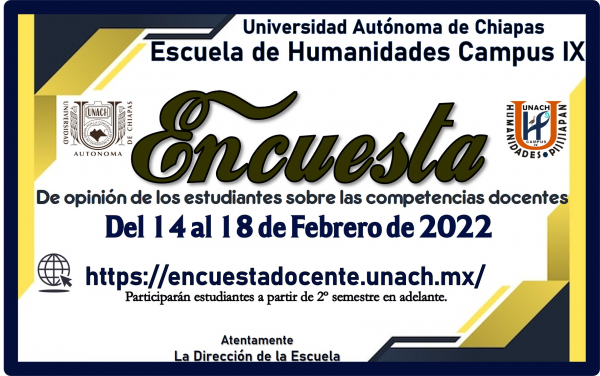 Encuesta Docente UNACH 2022