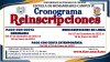 Cronograma de Reinscripciones periodo enero - junio 2024