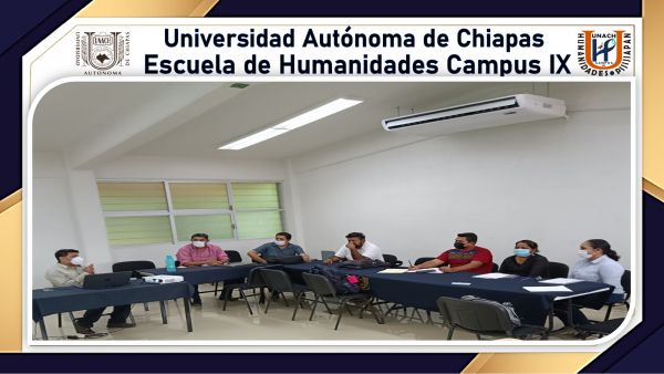 Reunión con el área de Investigación de la Escuela de Humanidades Campus IX