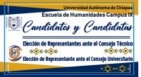 Candidatas y Candidatos a representantes ante el Consejo Tecnico y Consejo Universitario