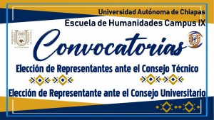 Convocatoria para elección de Consejero Tecnico y Universitario